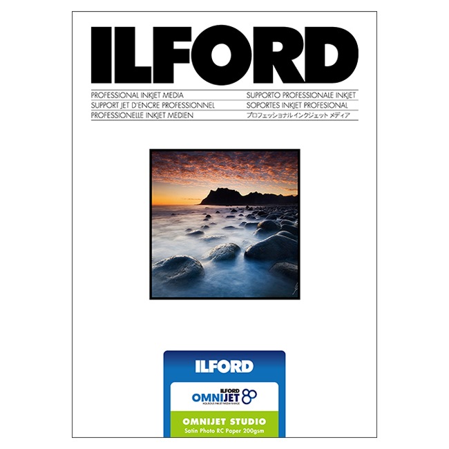 イルフォード　ILFORD A4 写真用紙 イルフォードスタジオ サテン 200gsm A4 100枚 | ファインアート