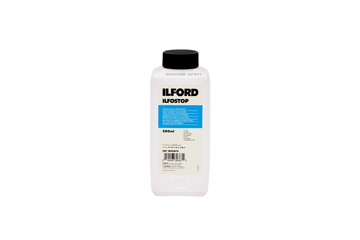 ILFORD フィルム・印画紙兼用停止液 ILFOSTOP 500ml | アナログ製品