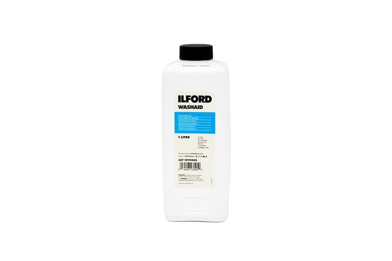 ILFORD 暗室用品まとめ売り 印画紙　現像液 フィルム現像剤 イルフォード ILFORD フィルム・印画紙兼用水洗促進剤 WASHAID 1L | アナログ製品