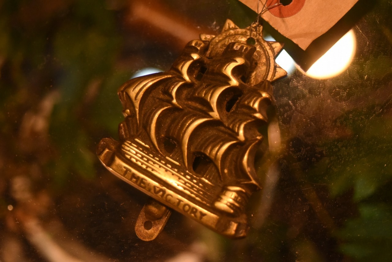 100821  UK ヴィンテージ　ノッカー　ブラス　真鍮