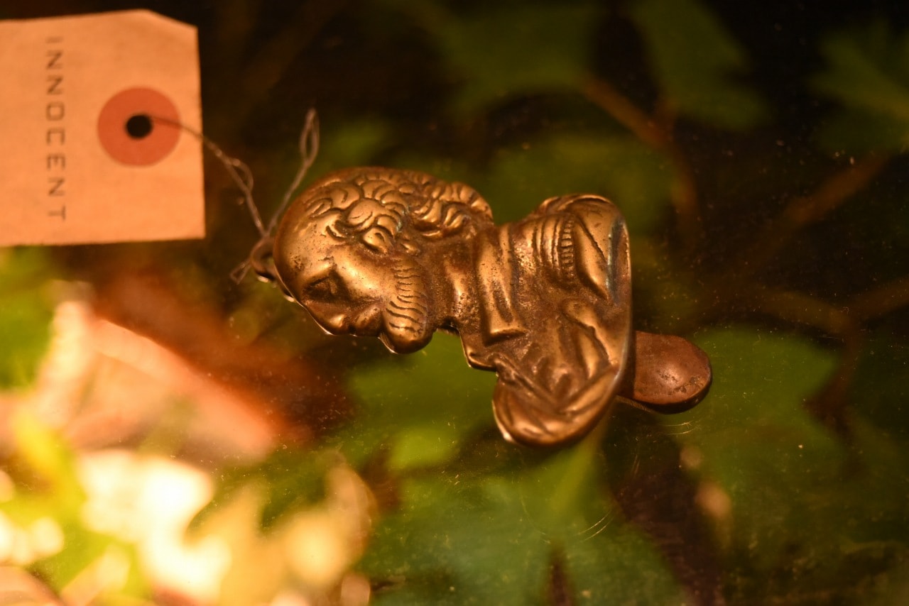 100816  UK ヴィンテージ　ノッカー ブラス　真鍮