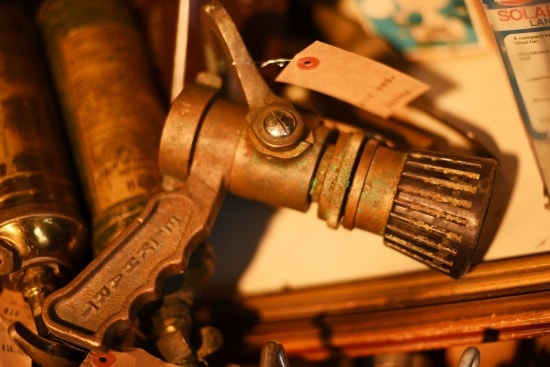 101308 ヴィンテージ　真鍮　消火ホース　ブラスインダストリアル 101308　Elkhart Brass