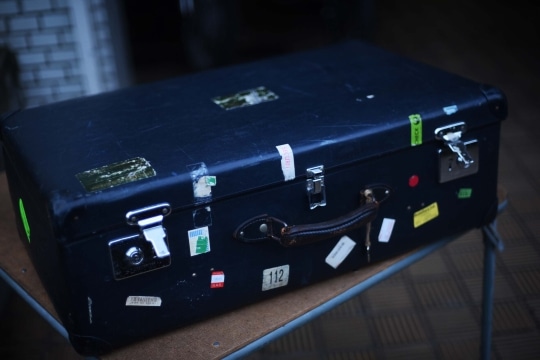 UK ヴィンテージ　グローブ・トロッター「GLOBE TROTTER」　MADE in ENGLAND 101198
