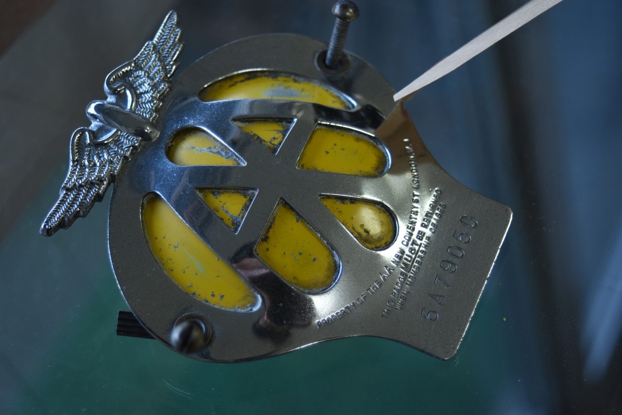 UK ヴィンテージ　AA Automobile Association カーバッチ 101400