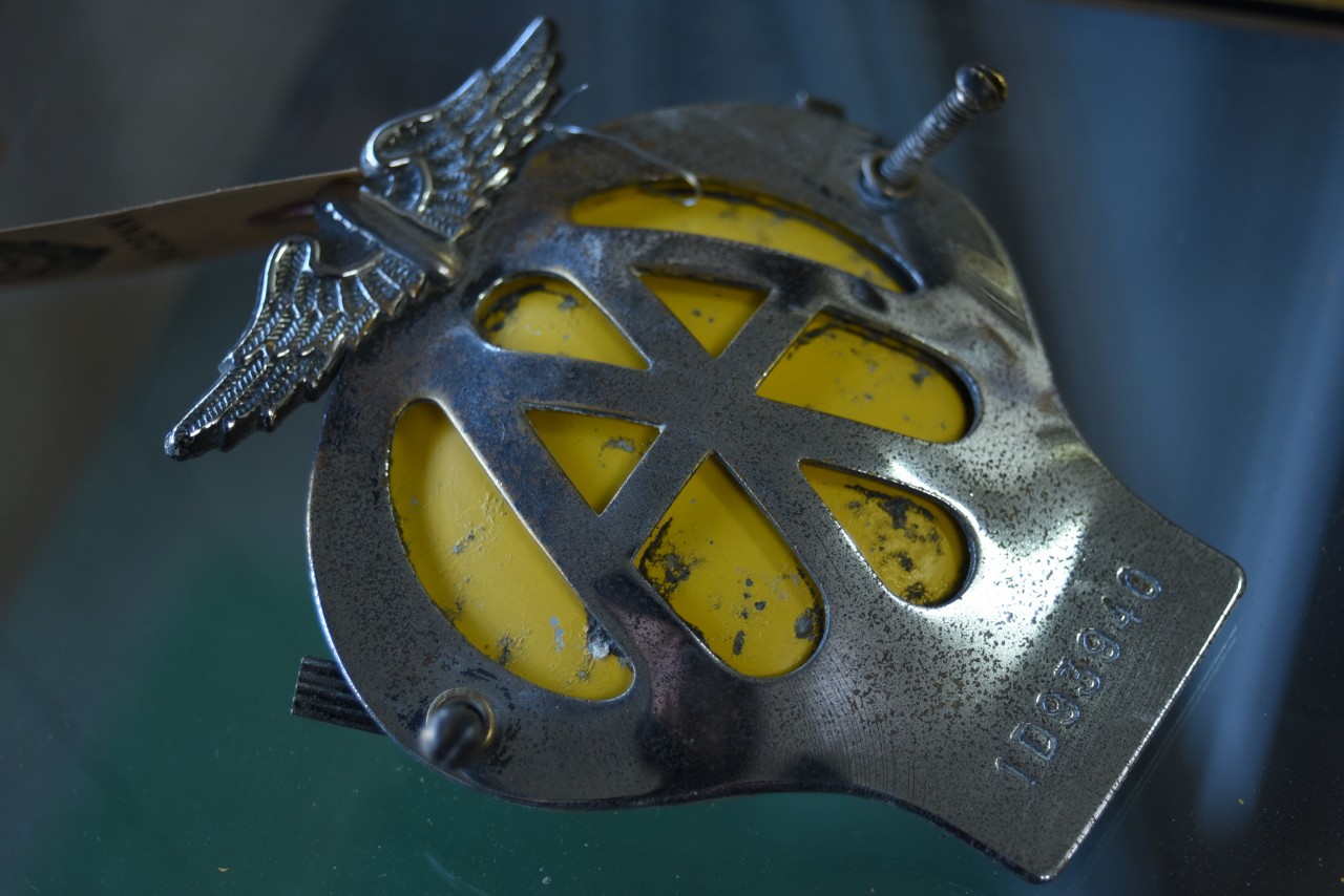 101402 UK ヴィンテージ　AA Automobile Association カーバッチ