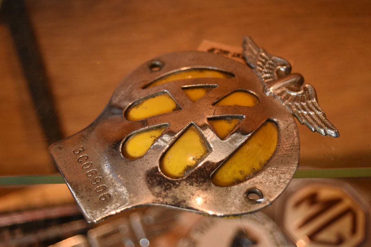 101425 UK ヴィンテージ　AA Automobile Association カーバッチ