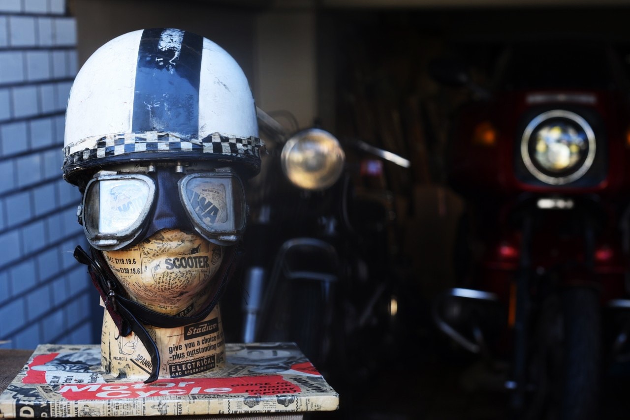 101080 UK Made in ENGLAND エヴァーオーク EVER OAKヘルメット STADIUM　（スタジアム）ゴーグル　英国マネキンセット