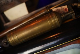 101108 UK　消火器　FIRE EXTINGUISHER 真鍮　ブラス　英国 |ヴィンテージ雑貨|ガレージグッズ　