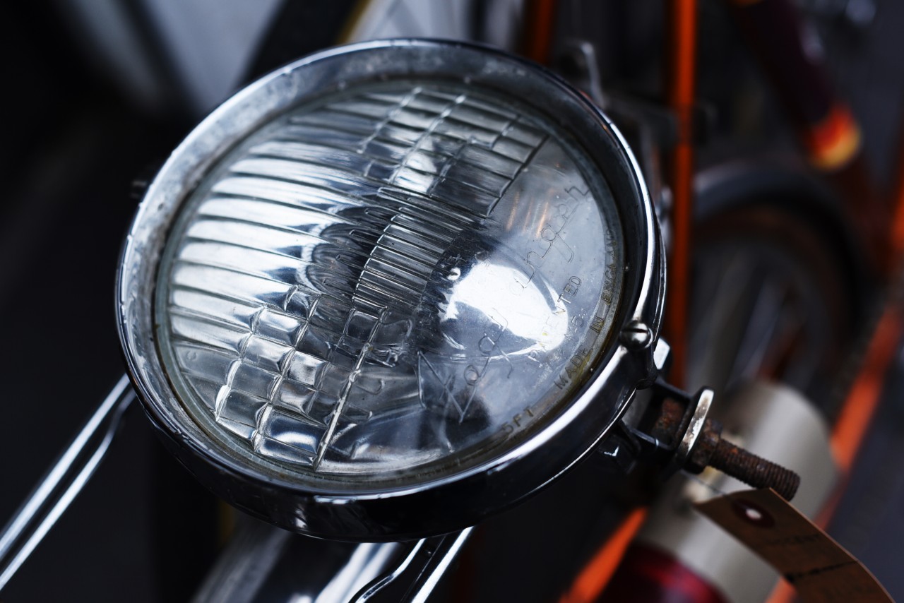 ヴィンテージ LUCAS フォグランプ　ルーカス　Fogranger Fog Light 5.25インチレンズリフレクターボウル　英国 101616