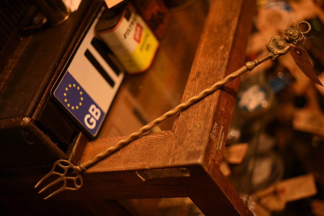 101591 真鍮　ブラス　トースティングフォーク　英国 