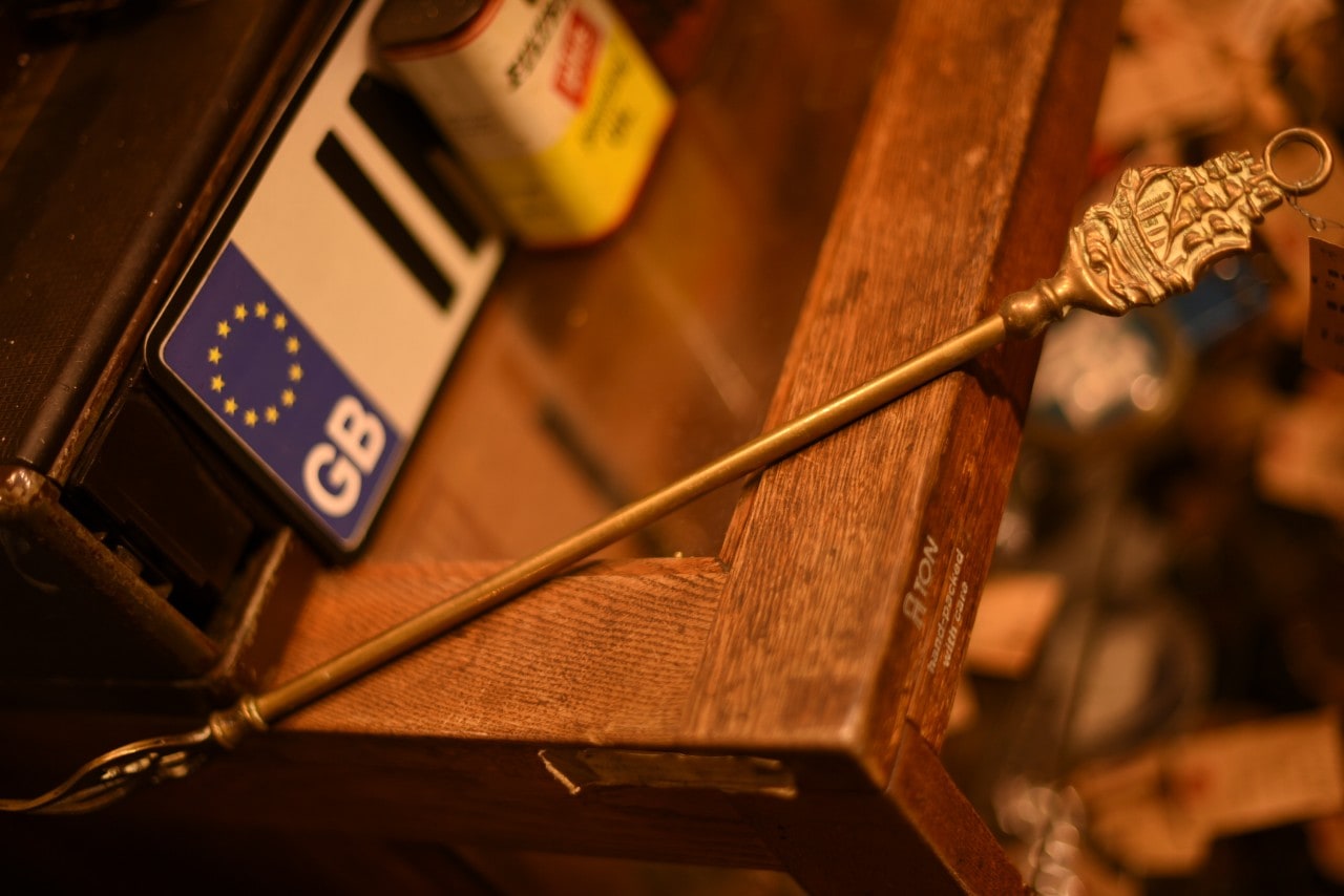 101597 真鍮　ブラス　トースティングフォーク　英国 