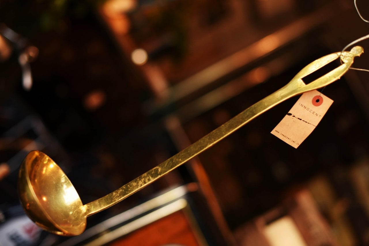 101641 真鍮　ブラス　レードル　英国 