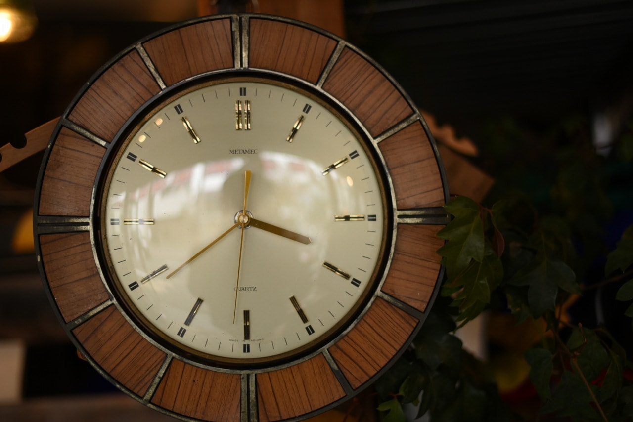 101888 ヴィンテージ 英国METAMEC社製 壁掛け時計 MADE IN ENGLAND