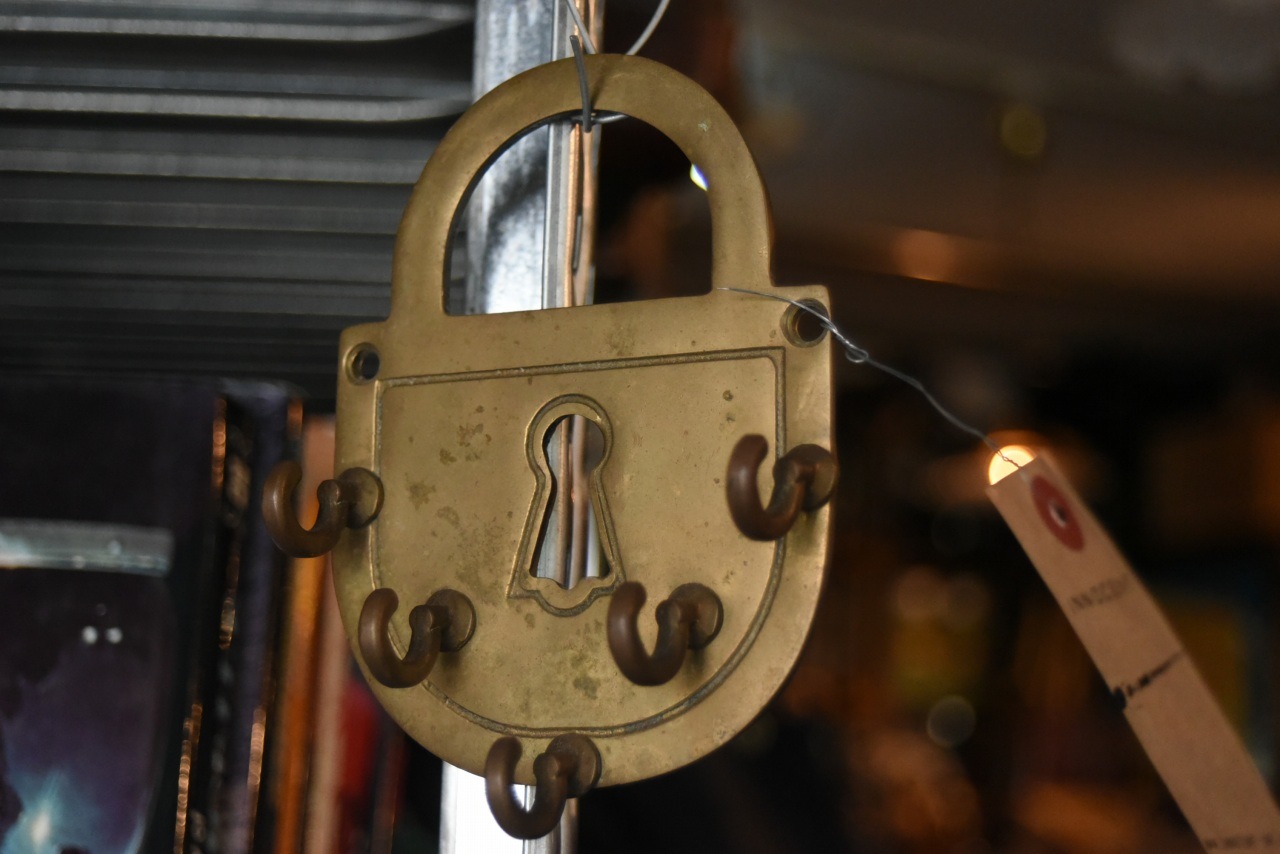 101978 ヴィンテージ ブラス 真鍮 フックパネル