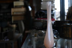 1322 ヴィンテージ フラワーベース　花瓶　欠けあり|ガラス製品|雑貨 / インテリアグッズ