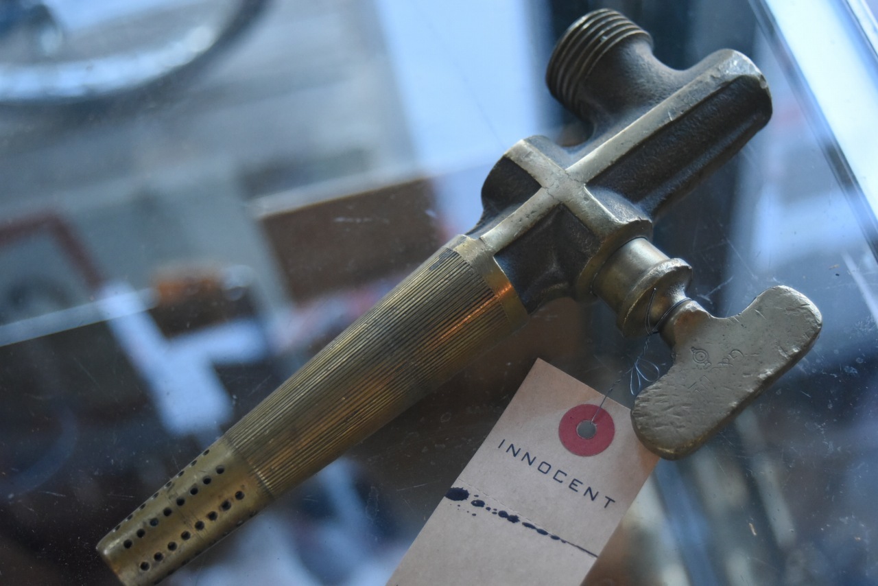 102041 UK ヴィンテージ　ガーデニング　ホースノズル　真鍮　ブラス　英国