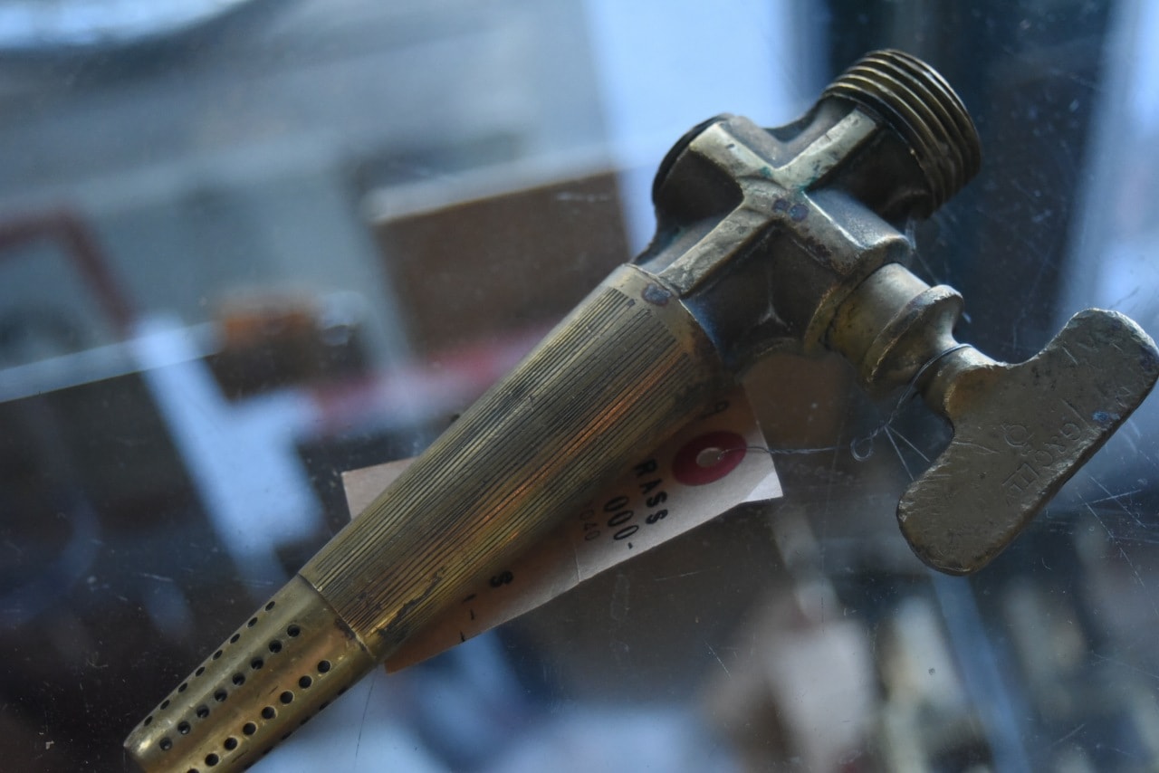 102040 UK ヴィンテージ　ガーデニング　ホースノズル　真鍮　ブラス　英国