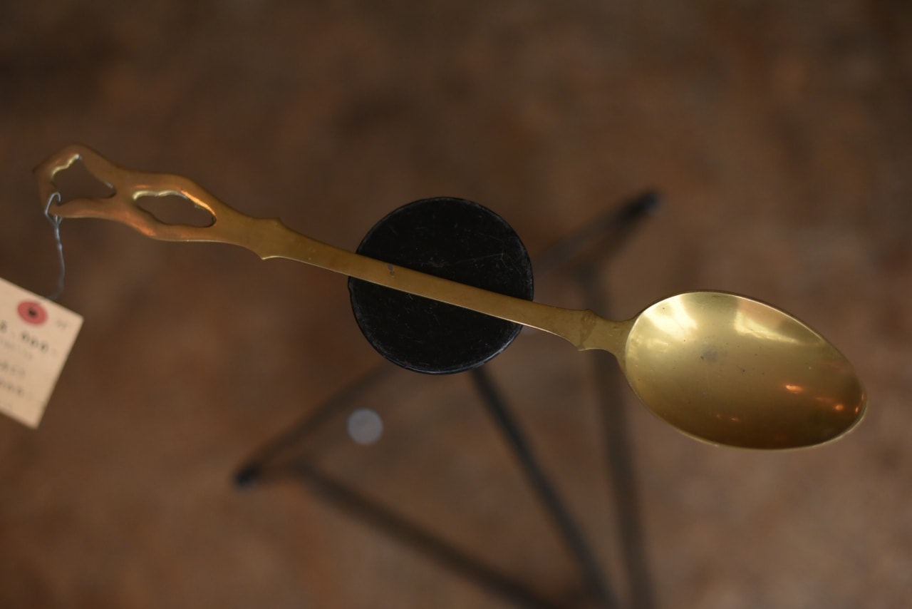 102116 ヴィンテージ　真鍮　ブラス　サーバー　スプーン