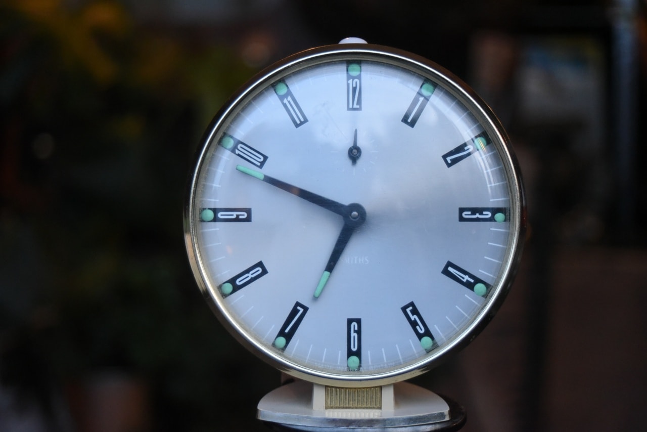 102353 ヴィンテージ　英国時計　SMITHS（スミス）置き時計