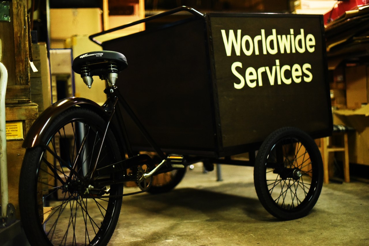 一台のみ　「WORKSMAN CYCLES」 ワークマンサイクル社製　フロントローダー デリバリー　MADE in USA