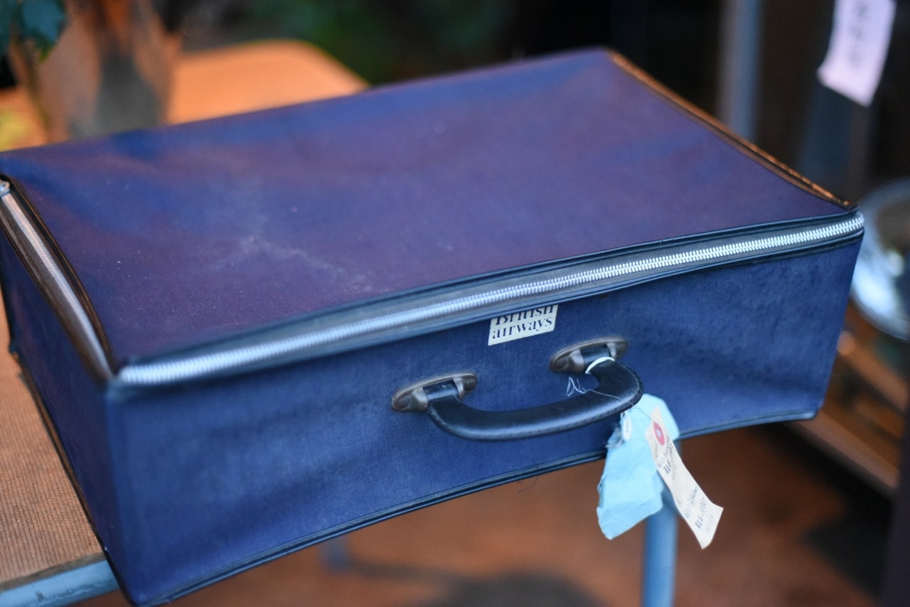 001219 UK ブリティッシュ　エアウエイ　British Airways　布トランク