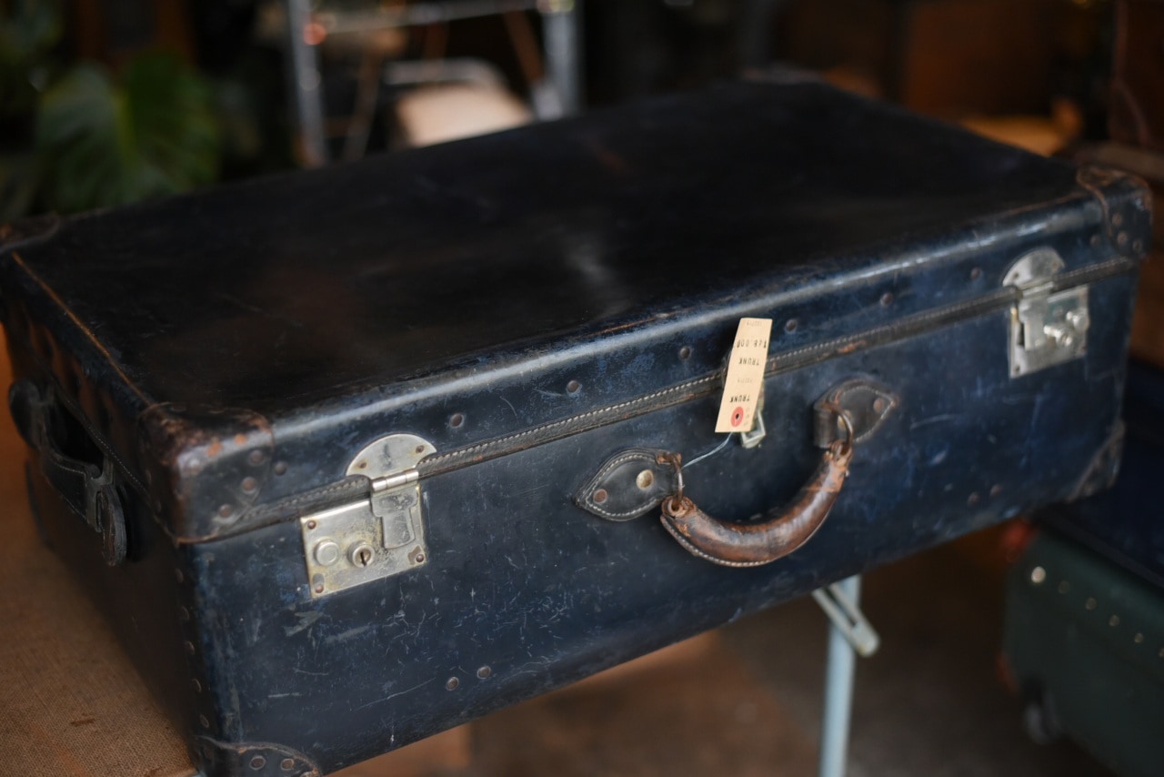 102719 UK 「TOM HILL社製」　大型 ヴィンテージ トランクケース　