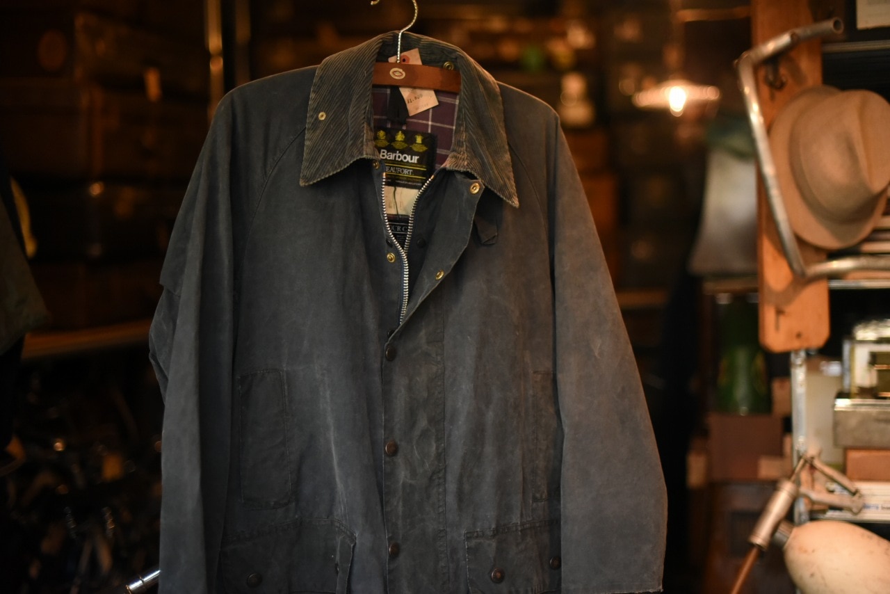 102814  Barbour （バブアー）  BEAUFORT/ビューフォート　 英国　ファスナー引手飾り破損