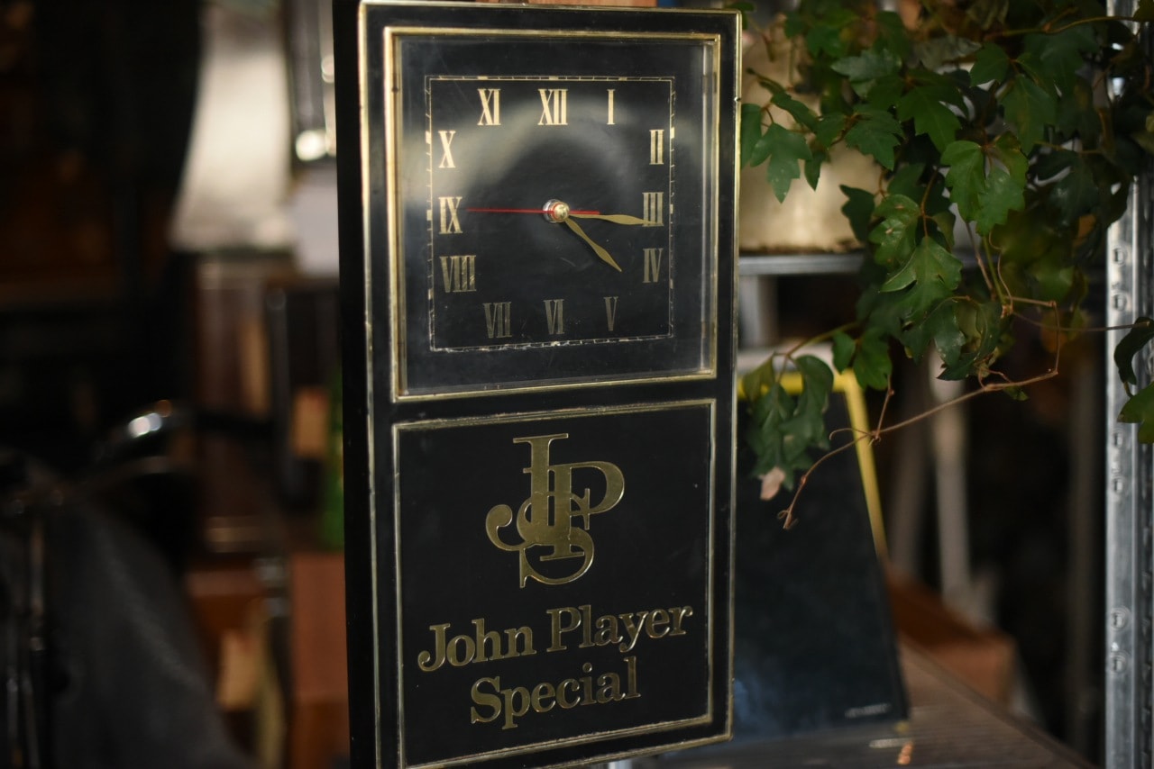 102771　英国　「JPS (John Player Special)」　壁掛け時計　