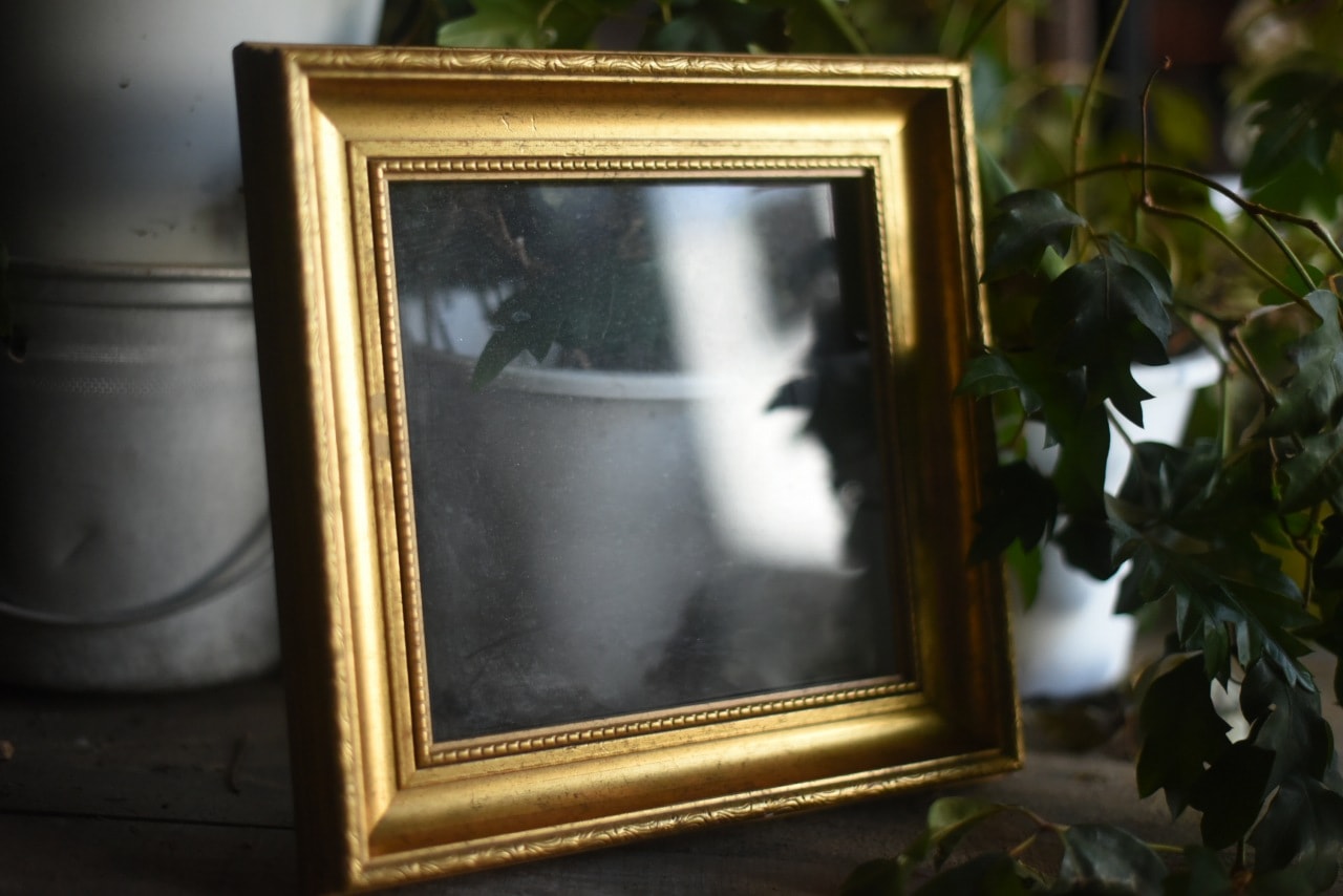 2802 ヴィンテージ ウッド ゴールド ミニ フレーム