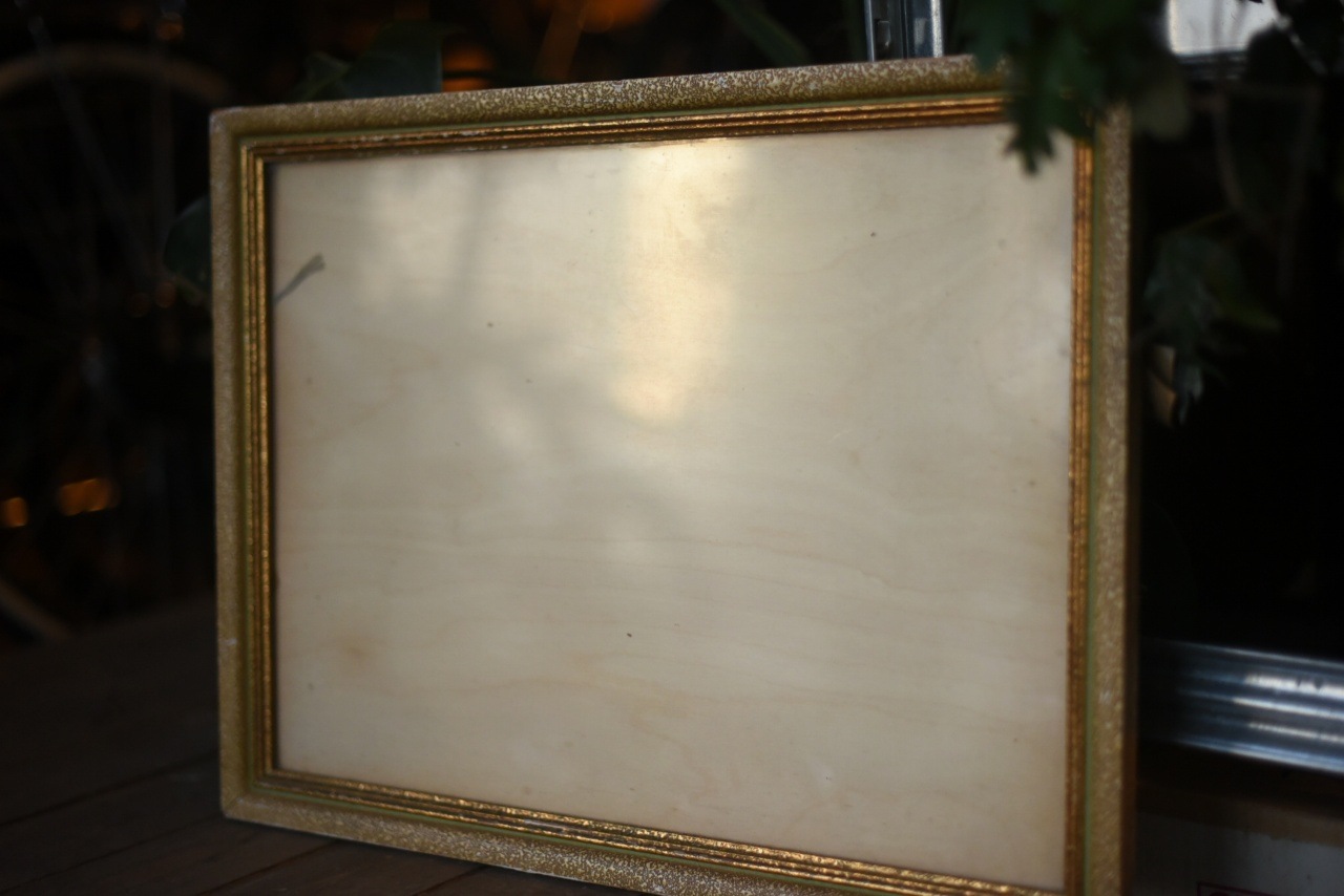 2832 ヴィンテージ ゴールドウッドフレーム