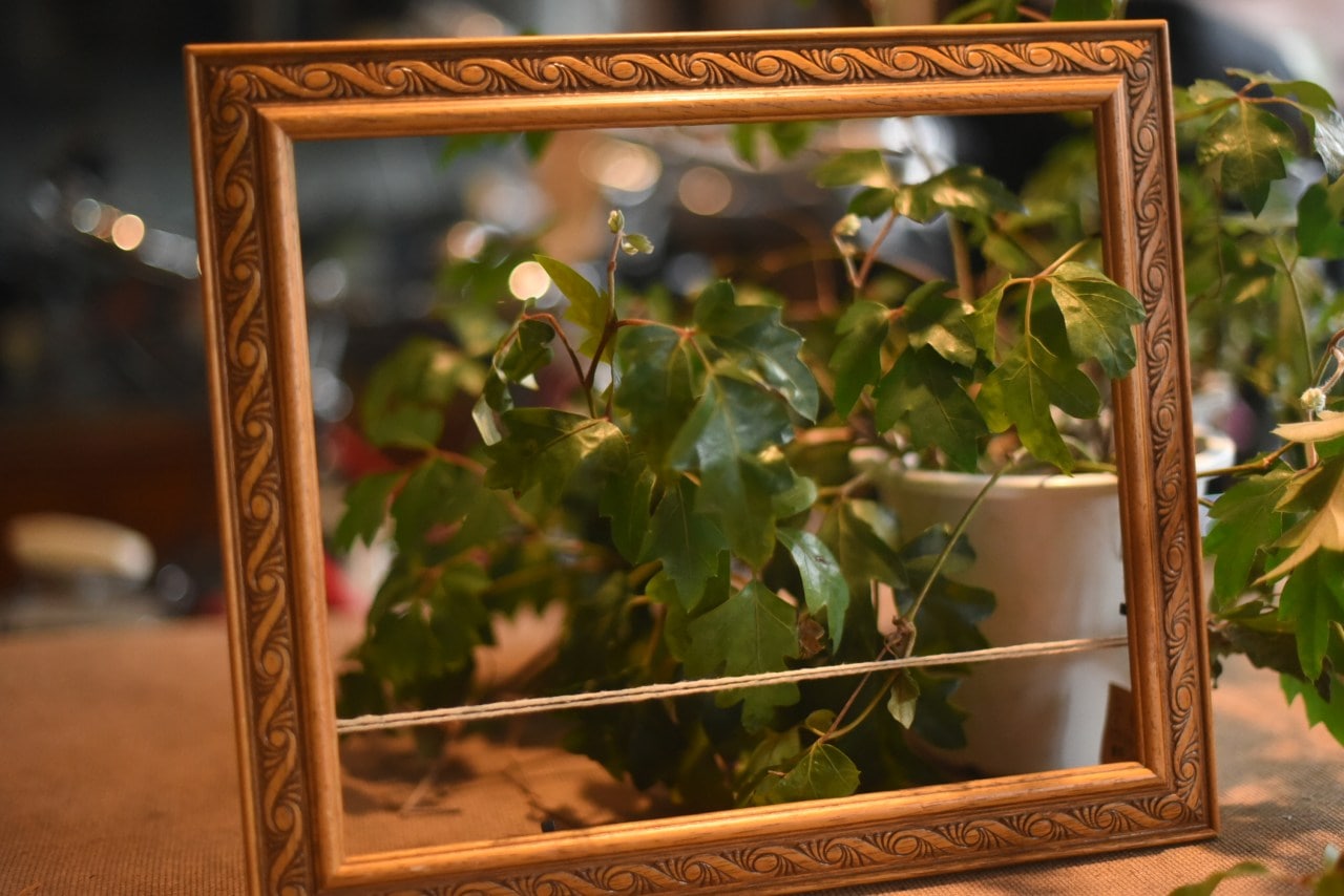 2416 ヴィンテージ レリーフ ウッドフレーム