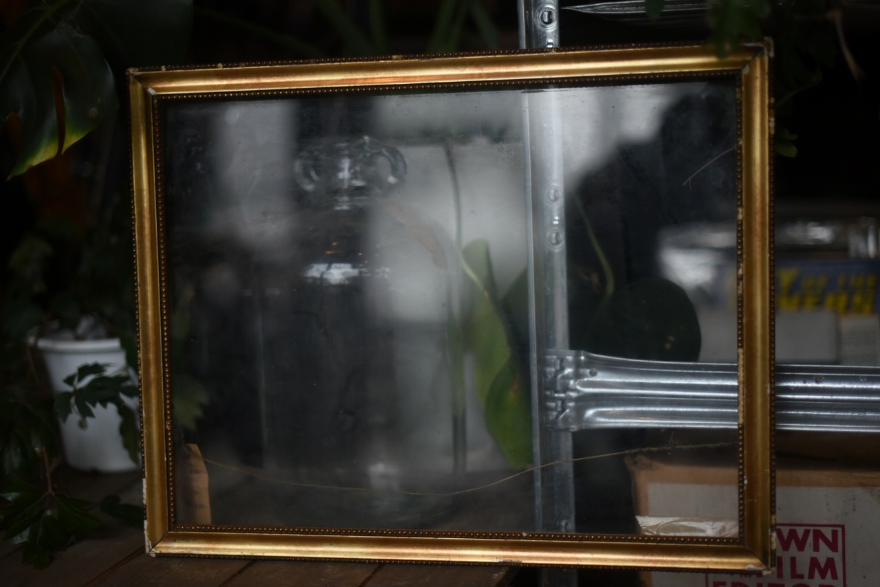 2831 ヴィンテージ ゴールドレリーフ ウッドフレーム