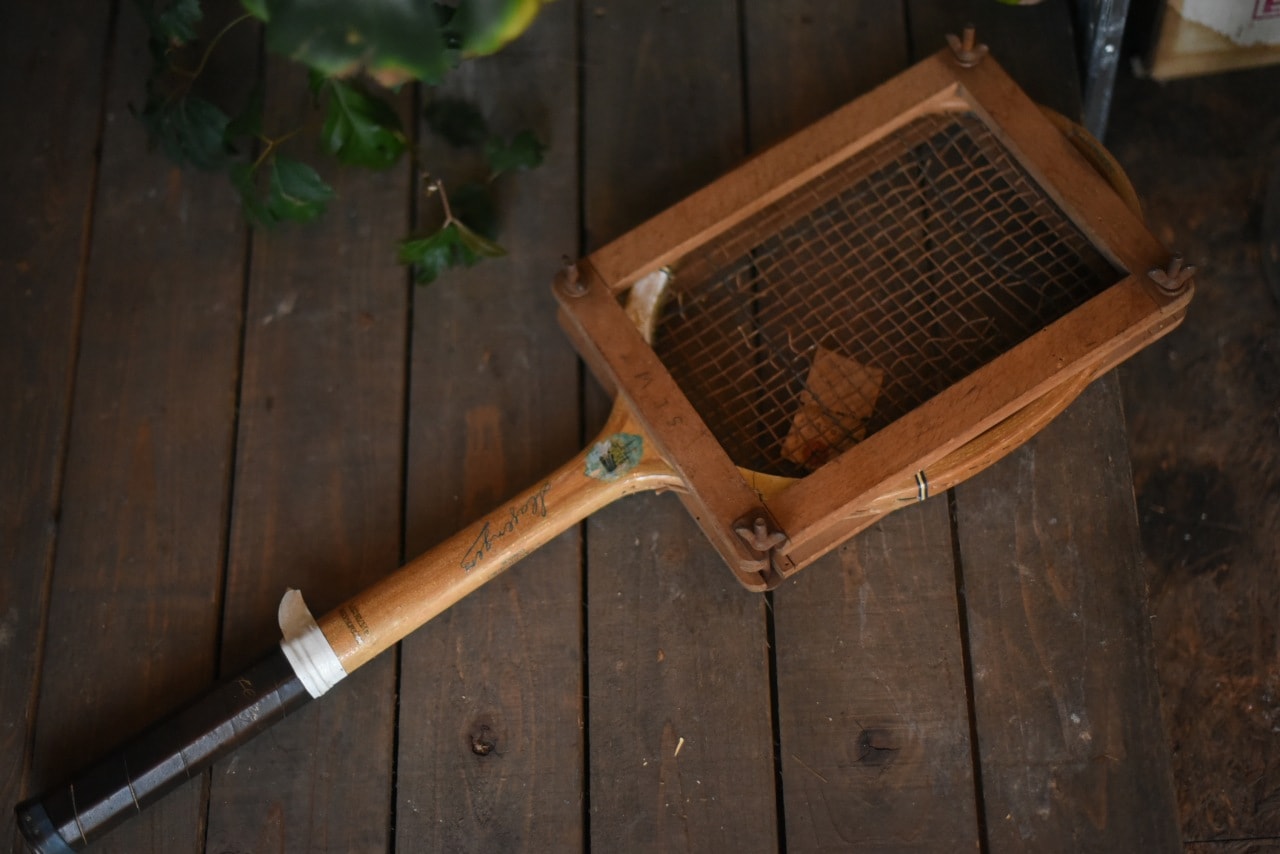 1761 ヴィンテージ　ラケット　ラケットプレス付属