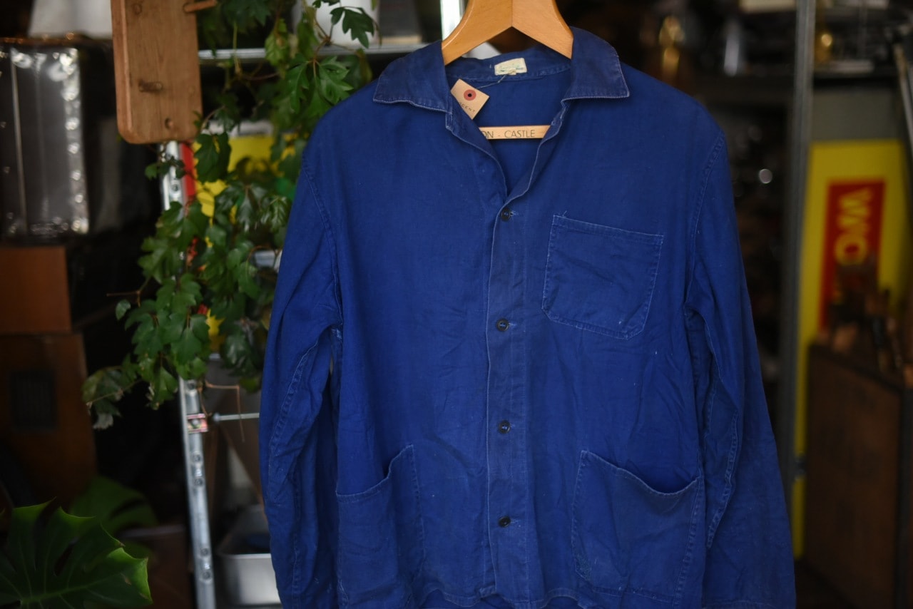 102959 ヴィンテージ　ワークシャツ　フランス イタリア　