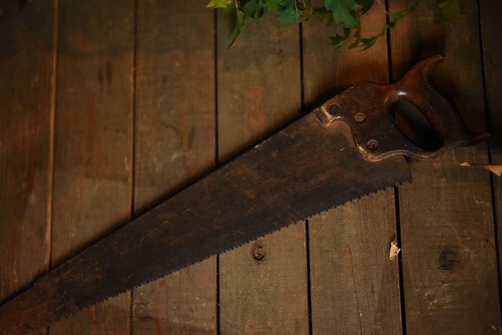 1837 UK　ヴィンテージソー　ノコギリ　鋸　英国