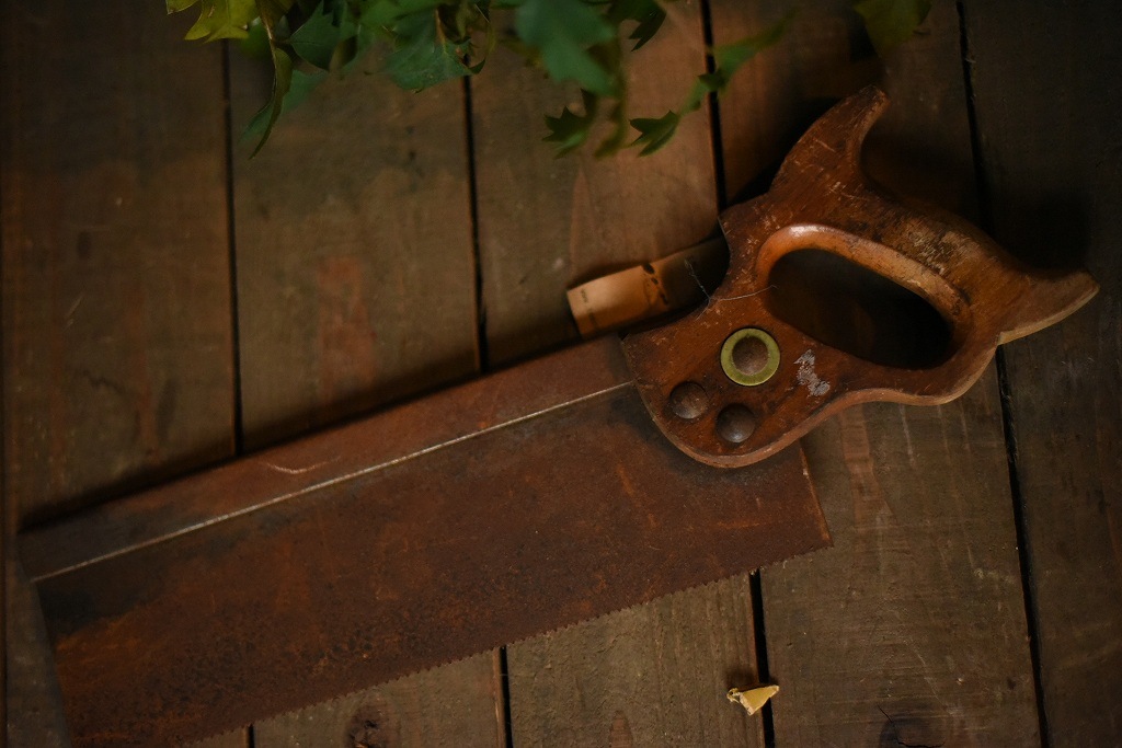 1824 UK　ヴィンテージソー　ノコギリ　鋸　英国