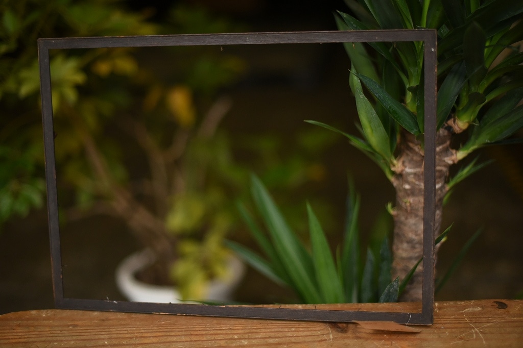 103516 ヴィンテージ　スリム　ウッドフレーム 額縁