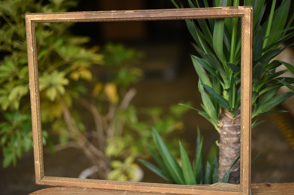 103544 ヴィンテージ　ウッドフレーム 額縁