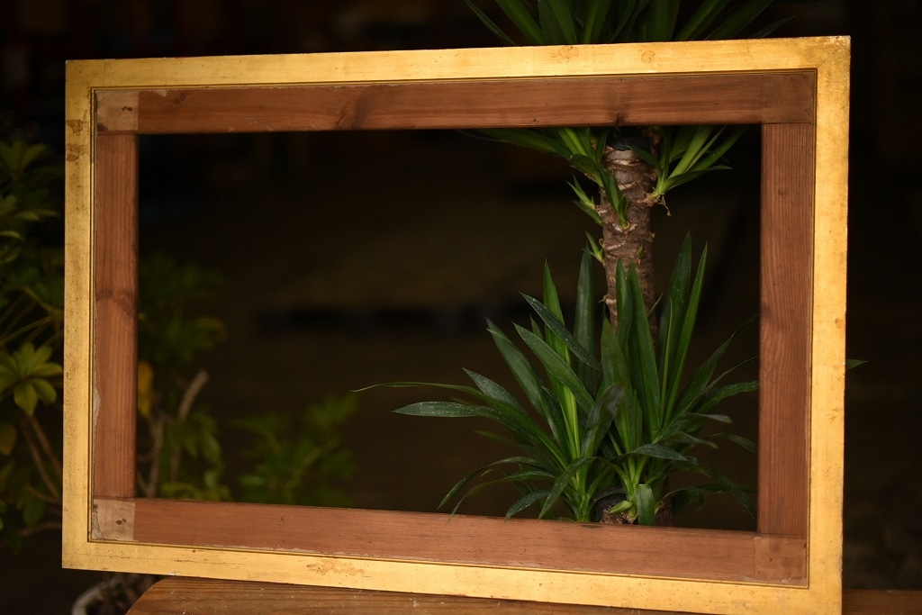 103591 ヴィンテージ　ウッドフレーム 額縁