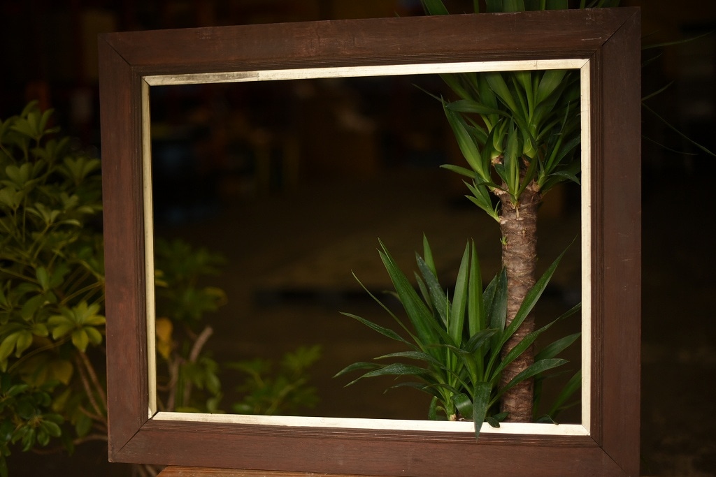 103590 ヴィンテージ　ウッドフレーム 額縁