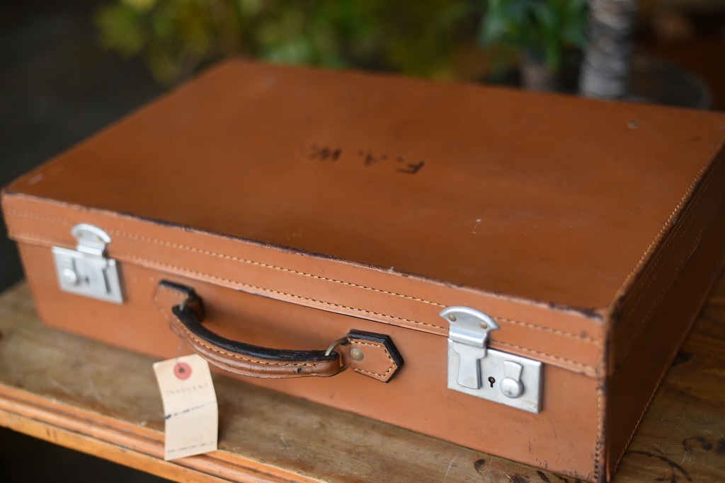 103652 ヴィンテージ　ミニ　トランクケース　 英国製