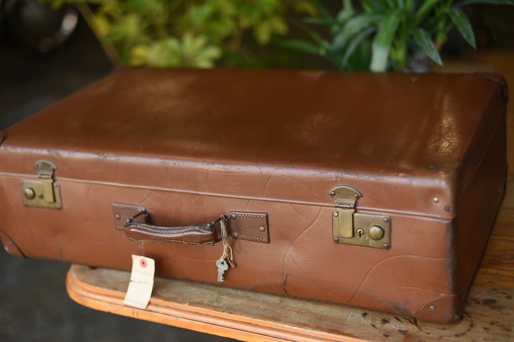 103665 ヴィンテージ　トランクケース　 鍵付属　英国製