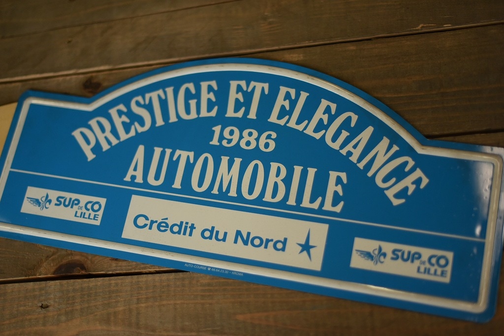 103782 ラリープレート　ヴィンテージカークラブ　ナンバー　記念プレート　クラシックカー