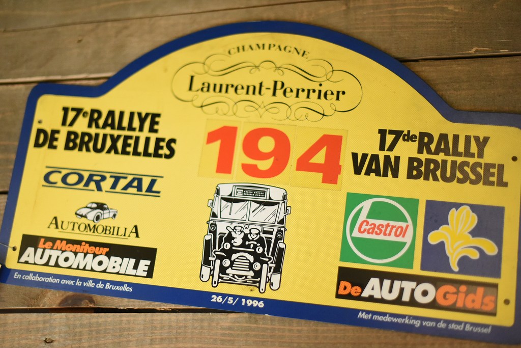 103737 ラリープレート　ヴィンテージカークラブ　ナンバー　記念プレート　クラシックカー