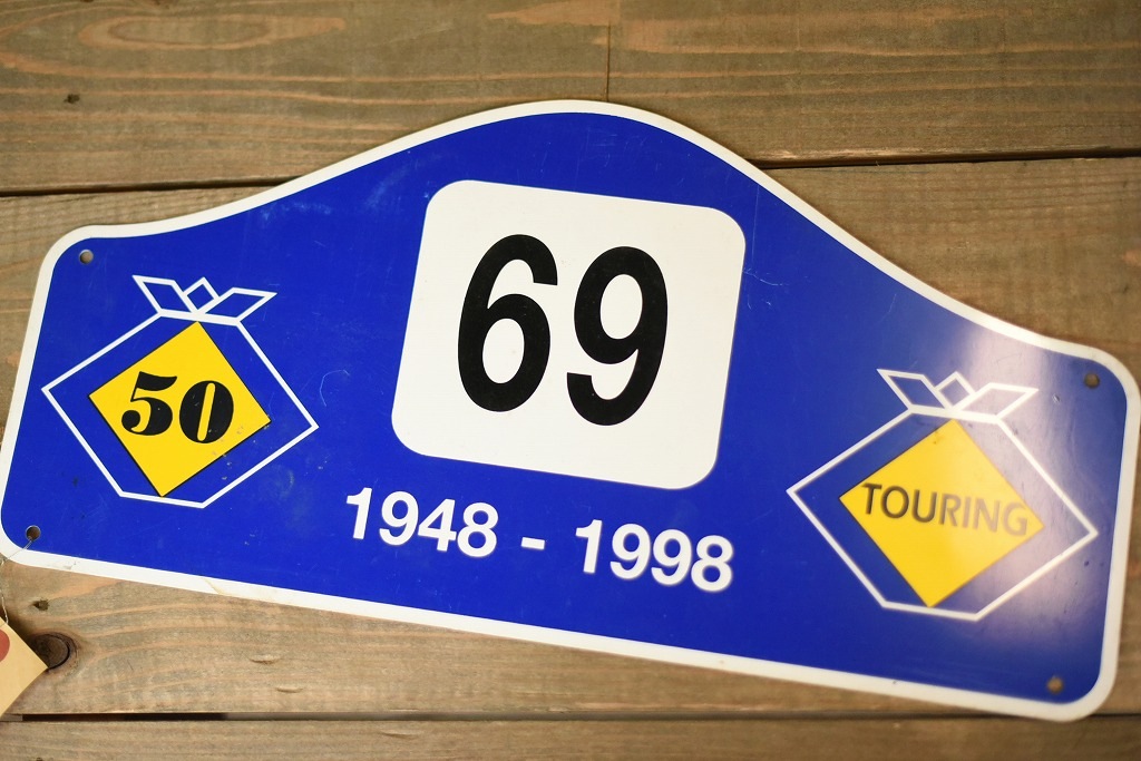 103734 ラリープレート　ヴィンテージカークラブ　ナンバー　記念プレート　クラシックカー