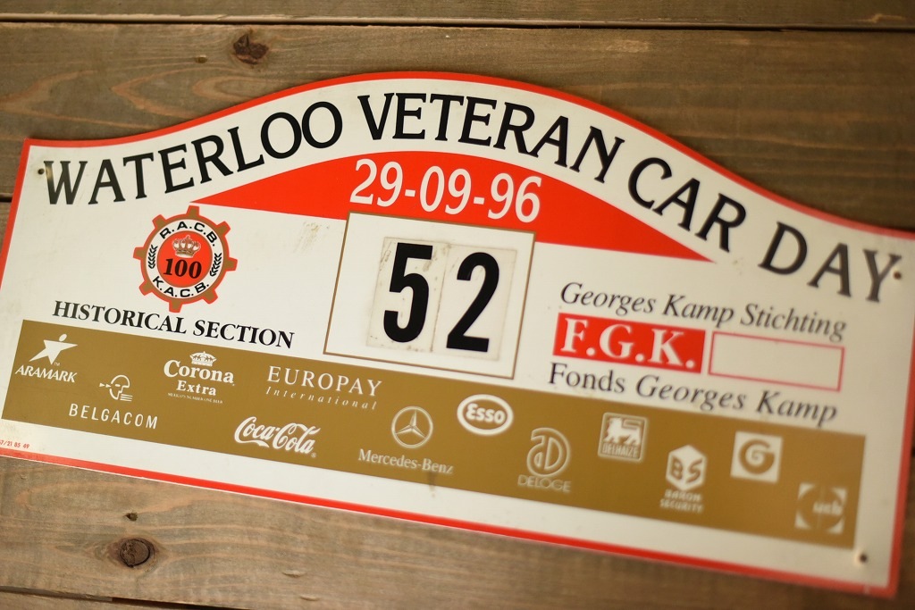 103733 ラリープレート　ヴィンテージカークラブ　ナンバー　記念プレート　クラシックカー