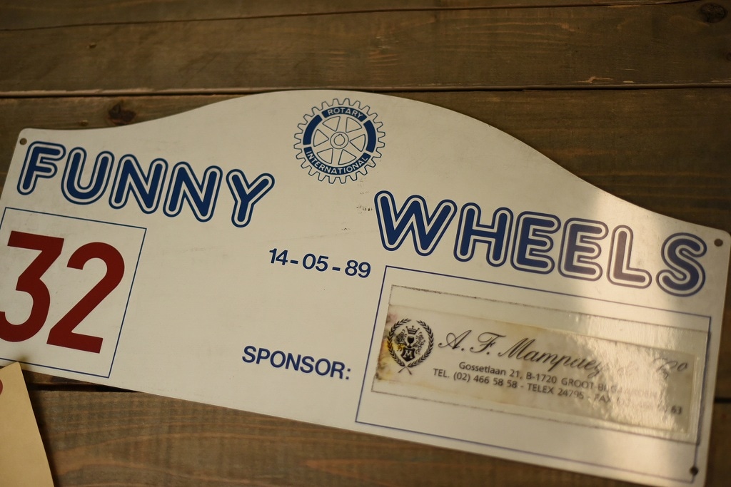 103729 ラリープレート　ヴィンテージカークラブ　ナンバー　記念プレート　クラシックカー