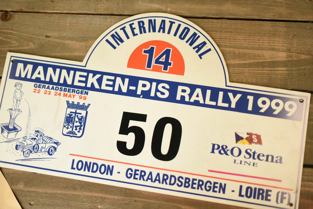 103741 ラリープレート　ヴィンテージカークラブ　ナンバー　記念プレート　クラシックカー