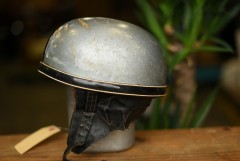 103796 「STADIUM スタジアム」　ヴィンテージ　ハーフヘルメット　お椀ヘルUK MADE in ENGLAND ヘルメット|ヴィンテージ雑貨|ガレージグッズ　