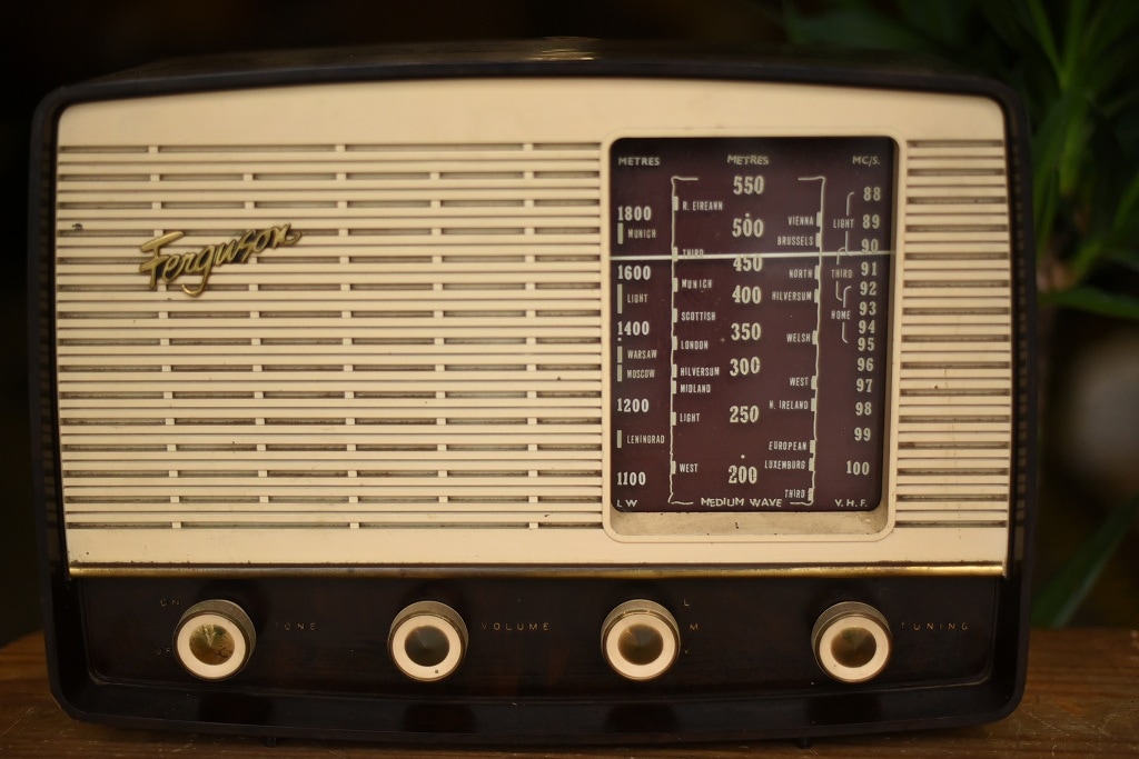 103698 UKヴィンテージ　「FERGUSON Co., LTD.」 ラジオ　MADE IN ENGLAND 英国　